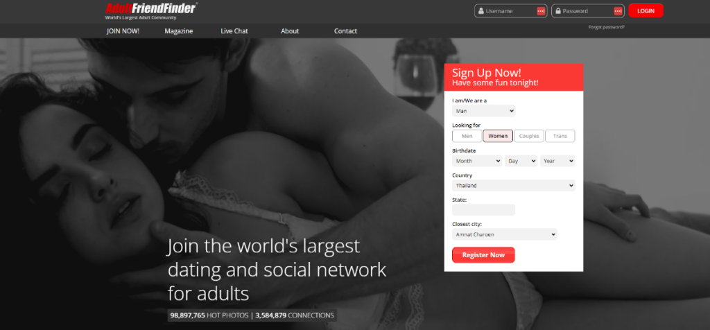 Adult Friend Finder Home