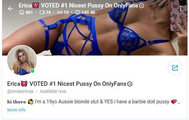 Erica OnlyFans