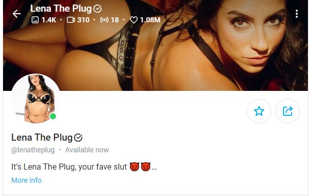 Lena The Plug OnlyFans